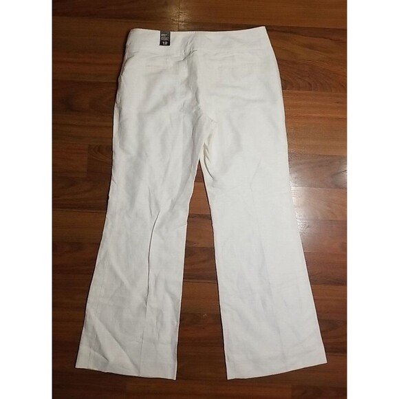 The Limited Cassidy Fit Womens Linen Blend Size 12R Off White Ivory. T6 - Picture 2 of 5